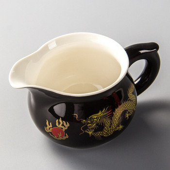 4 стила Чаша Чаша Gongdao Комплект за чай Златен дракон Чайник Чаша Чаша Справедливост Чайник Чайник Китайска кунг-фу чаша чай Чайник.