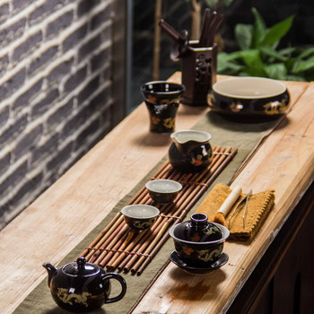 177 ml Червен чайник Китайски дракон Чайник Керамичен сервиз за чай Чайник Kung Fu Чайник Сервиз за чай Сватбени подаръци за гости Приятели D006