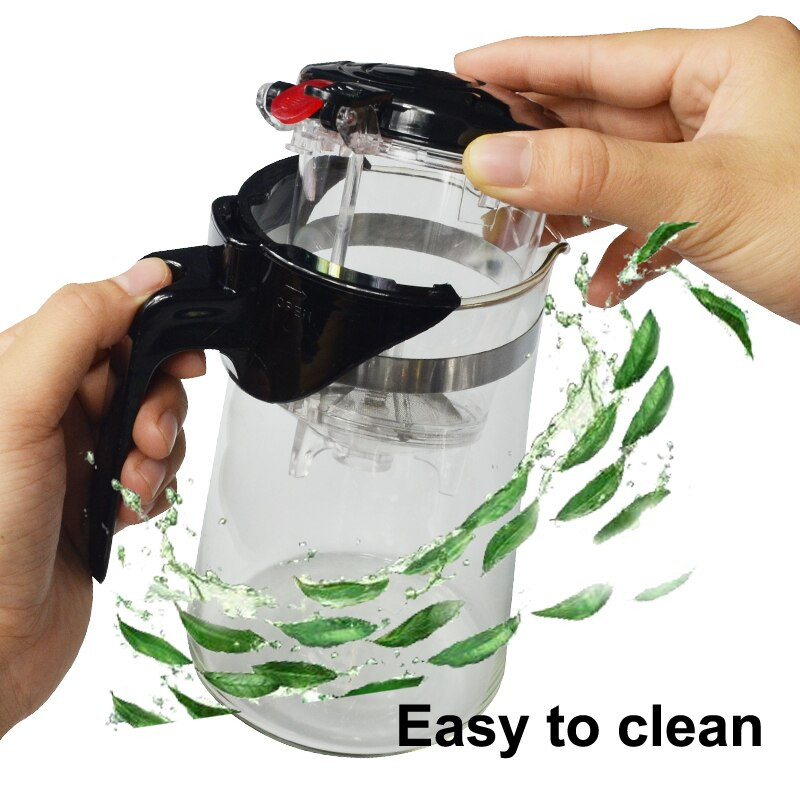 Posude za čaj Staklena posuda za čaj otporna na toplinu Posuda za natapanje čaja Kineski kung fu set za čaj Kuhalo za vodu Aparat za kavu Staklo za kavu Praktični uredski setovi za čaj