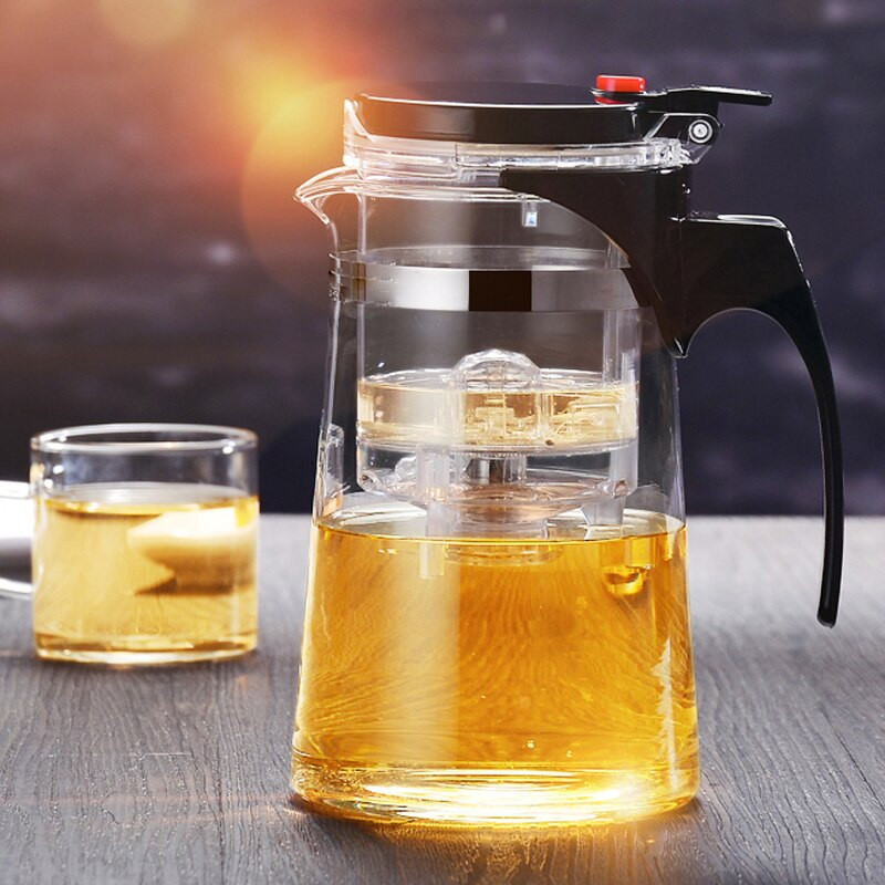Posude za čaj Staklena posuda za čaj otporna na toplinu Posuda za natapanje čaja Kineski kung fu set za čaj Kuhalo za vodu Aparat za kavu Staklo za kavu Praktični uredski setovi za čaj