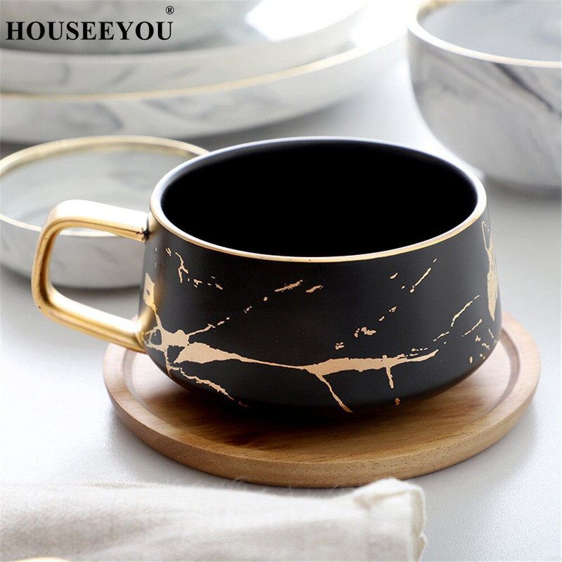 Kaķu izkārnījumi Kafijas krūzes Itālijas kondensētās kafijas keramikas krūze Apakštase Uzvalks pēcpusdienas tējas tase Maza kafijas tase ar trauku karotes komplektu