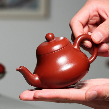 Ръчно изработена крушовидна форма Xi Shi Pot Purple Clay Tea Set Китайски чайник Yixing Pure Kettle Аксесоари за домашна чайна церемония 160 ml