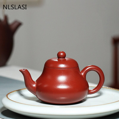 Rankų darbo kriaušės formos Xi Shi puodas purpurinio molio arbatos rinkinys Kinijos Yixing arbatinukas Pure Kettle Namų arbatos ceremonijos priedai 160 ml