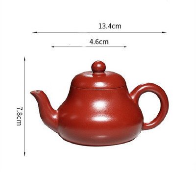 Ručno rađena kruškasta posuda Xi Shi Pot od ljubičaste gline Kineski Yixing čajnik Pure Kettle Dodaci za kućnu čajnu ceremoniju 160 ml