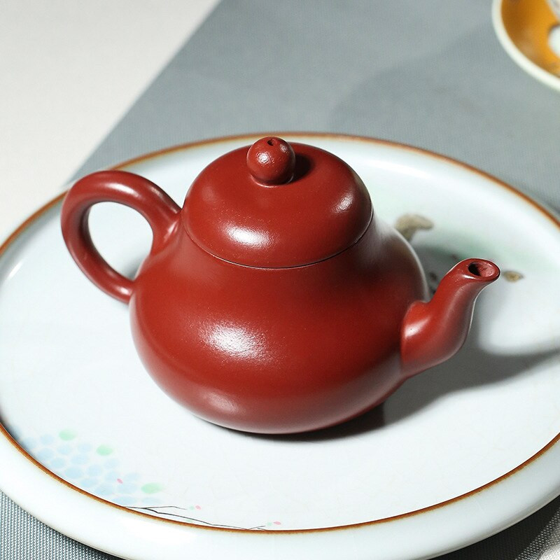 Ručno rađena kruškasta posuda Xi Shi Pot od ljubičaste gline Kineski Yixing čajnik Pure Kettle Dodaci za kućnu čajnu ceremoniju 160 ml