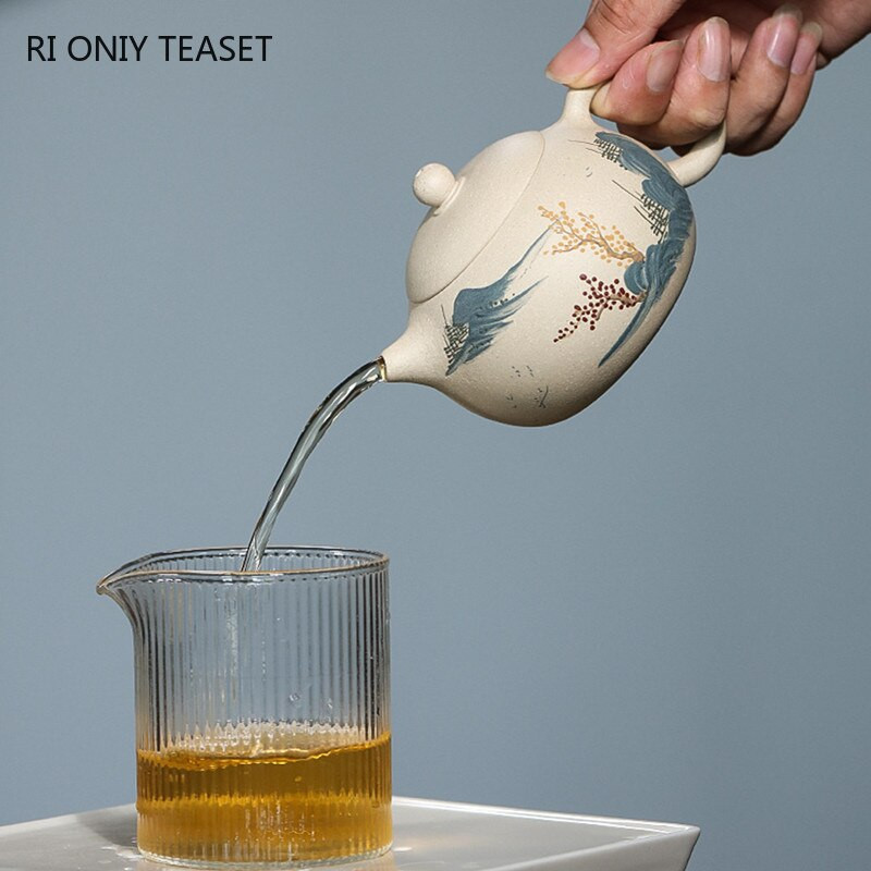 270 ml kineski Yixing ljubičasti glineni čajnik Sirovo bijelo blato Xishi čajnik Kućni Zisha Beauty Kuhalo Prilagođeni pribor za set čaja