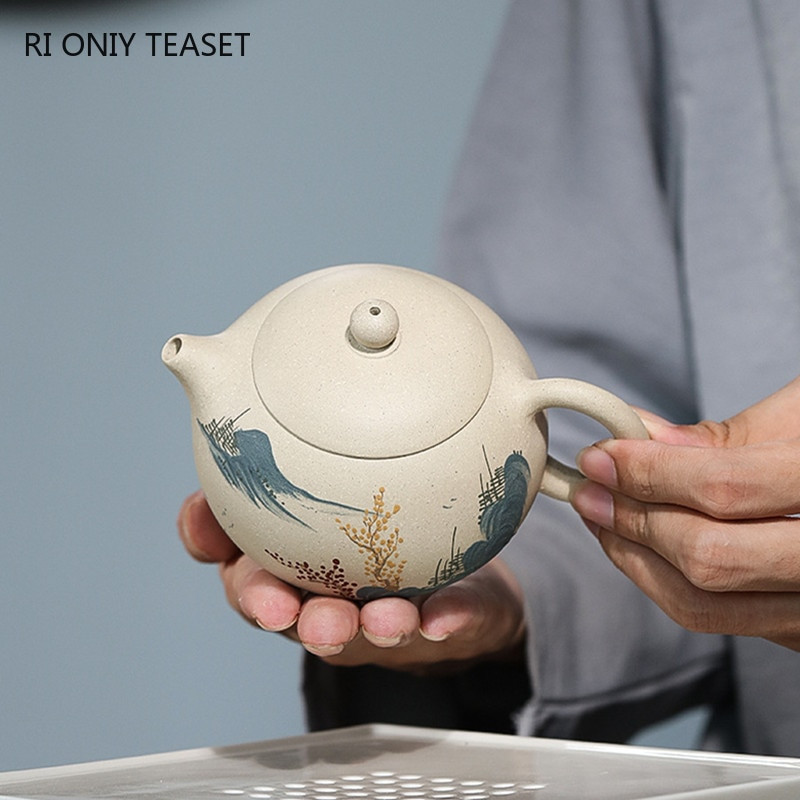 270 ml kineski Yixing ljubičasti glineni čajnik Sirovo bijelo blato Xishi čajnik Kućni Zisha Beauty Kuhalo Prilagođeni pribor za set čaja