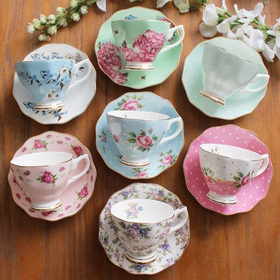 Set cadou European Bone China Set de cafea Recipient engleză după-amiază Set de ceai de ceai Set de ceai de lapte Organizator Accesorii de bucătărie