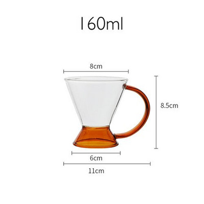 Ins Creative Nordic ceainic din sticlă borosilicată înaltă, transparentă, rezistentă la căldură, ceainic cu filtru, cafea, set de birou, instrument pentru casă