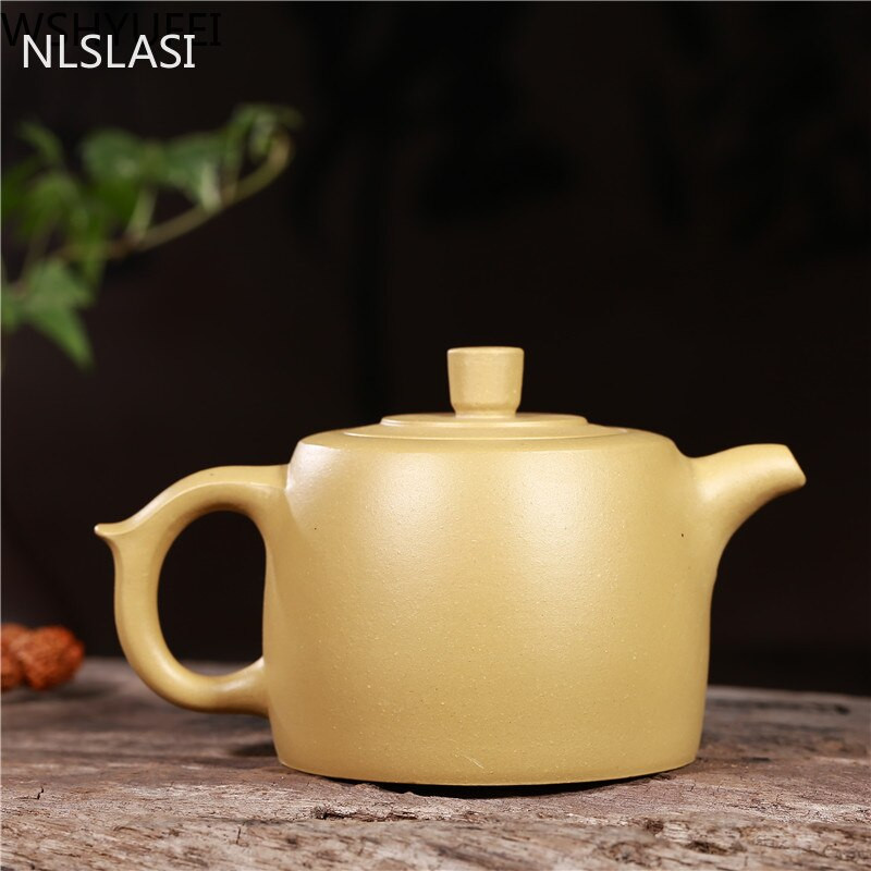 Yixing Purple smėlio arbatinukas 260 ml purpurinio molio pritaikytos dovanos Rankų darbo arbatos rinkinys Arbatos rinkinys Travel patogus arbatos rinkinys vyno rinkinys