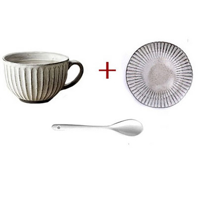 Japanski retro keramički set šalica za kavu Podmetač za čaše Šalica za kavu Šalica za vodu Porculanska šalica za čaj s mlijekom Dim Sum šalica