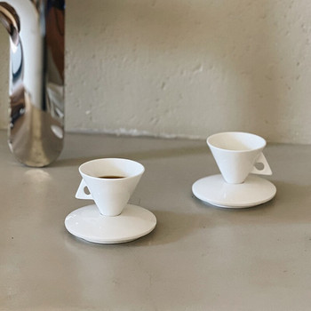 Ins Creative Cones Vintage Κεραμικό φλιτζάνι Latte Φλιτζάνι Καφέ Γάλα Μινιμαλιστικό Σχέδιο Σπίτι Ζευγάρι Κεραμικό Φλιτζάνι Νερού