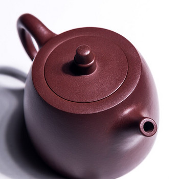 Чайник Yixing Вода Ръчно нарисувана илюстрация на кон Лилава глина Чайник Xishi Ore Beauty Kettle Master Ръчно изработени прибори за чай 450 ml
