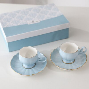 Set de cani și farfurii din ceramică, elegantă, roz lalele, set de cană și farfurie