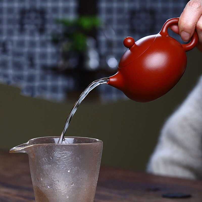 Ceainice autentice de lut violet Yixing, 170 ml, ceainic de minereu brut Dahongpao, ceainic cu filtru Xishi, ceainic Zisha, consumabile pentru ceremonie de ceai