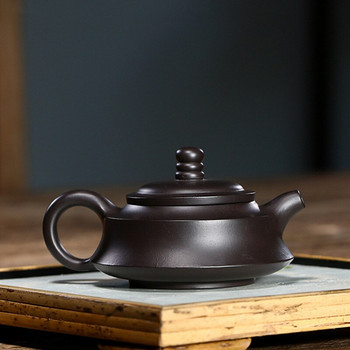 140 ml Yixing Famous Purple Clay Teapots Ръчно изработени Zisha Tea Pot Ball Hole Filter Красота Чайник Китайски комплект за чай Персонализирани подаръци