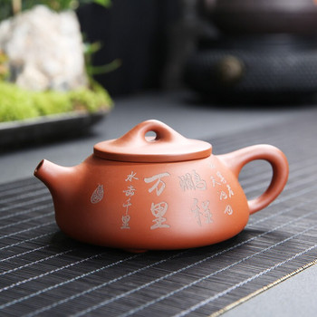 Чайник Yixing Лилав глинен чайник Beauty Kettle Raw Ore Home Handmade Boutique Tea Set Authentic Tie Guanyin Drinkware 170 ml