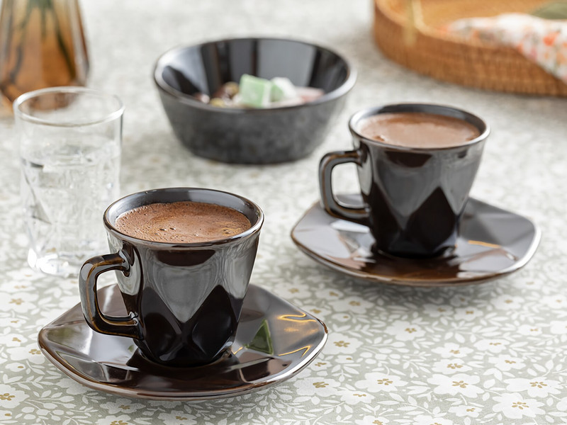 Espresso Cafea Ceai Ceai 2 Pers Modern Legend Set Cană Coaster Bone China Poselen Ceramic Decoration Drinkware Livrare gratuită Lux