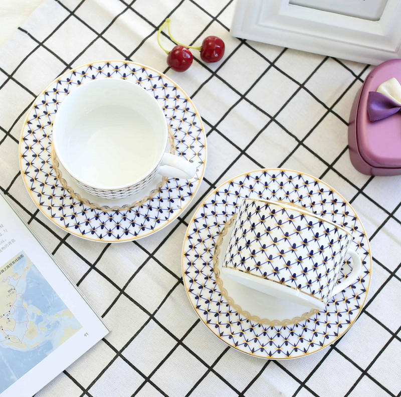 200ml, finom csont porcelán kávés csésze és tányér, orosz tervezésű eszpresszó csésze, újrafelhasználható porcelán csésze, teaszertartás