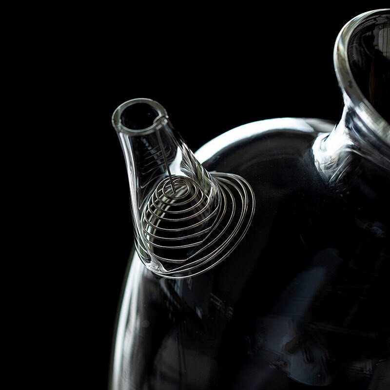 500 ml-es nagy átlátszó boroszilikát üveg teáskanna hőálló nagy átlátszó teáskanna virágos teáskészlet Puer vízforraló irodai otthoni eszköz