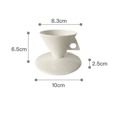 Creative Fine Bone China Kúp alakú eszpresszó csészék csészealj készletek 60 ml fehér kis kerámia teáscsésze és csészealj Cafe Party Italkészlet