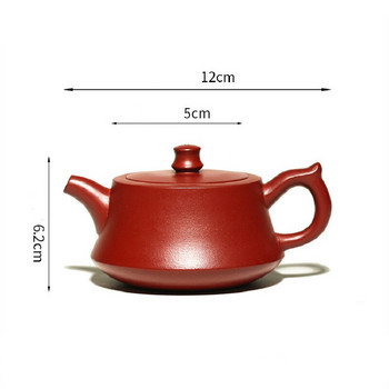 1 бр. Китайска лилава глинена кана за чай Yixing Home Dahongpao Персонализирана посуда за чай, ръчно изработена чайник Xishi Чайник Чаена церемония 150 ml