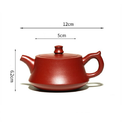 1vnt Kinijos Yixing purpurinio molio arbatos puodas Home Dahongpao Individualus arbatos indas Rankų darbo Xishi arbatinukas virdulio arbatos ceremonija 150 ml