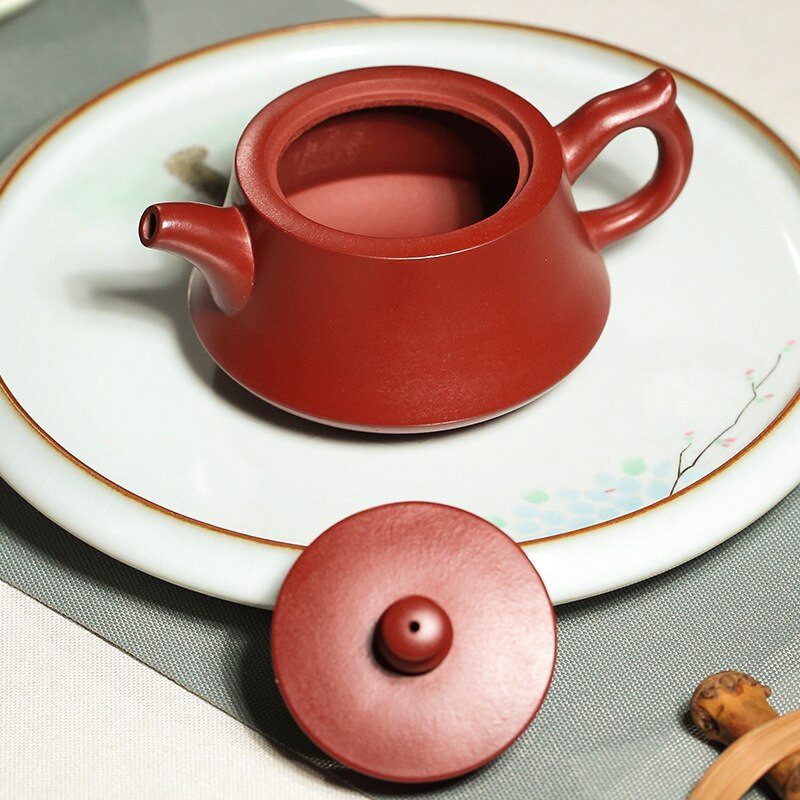 1vnt Kinijos Yixing purpurinio molio arbatos puodas Home Dahongpao Individualus arbatos indas Rankų darbo Xishi arbatinukas virdulio arbatos ceremonija 150 ml