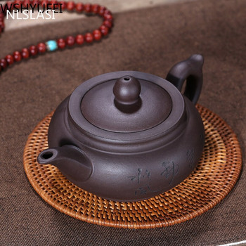 Китай Yixing Zisha Чаен комплект лилав пясъчен съд 380 мл керамичен чайник Китайска керамика Традиционен чаен комплект Oolong Tea