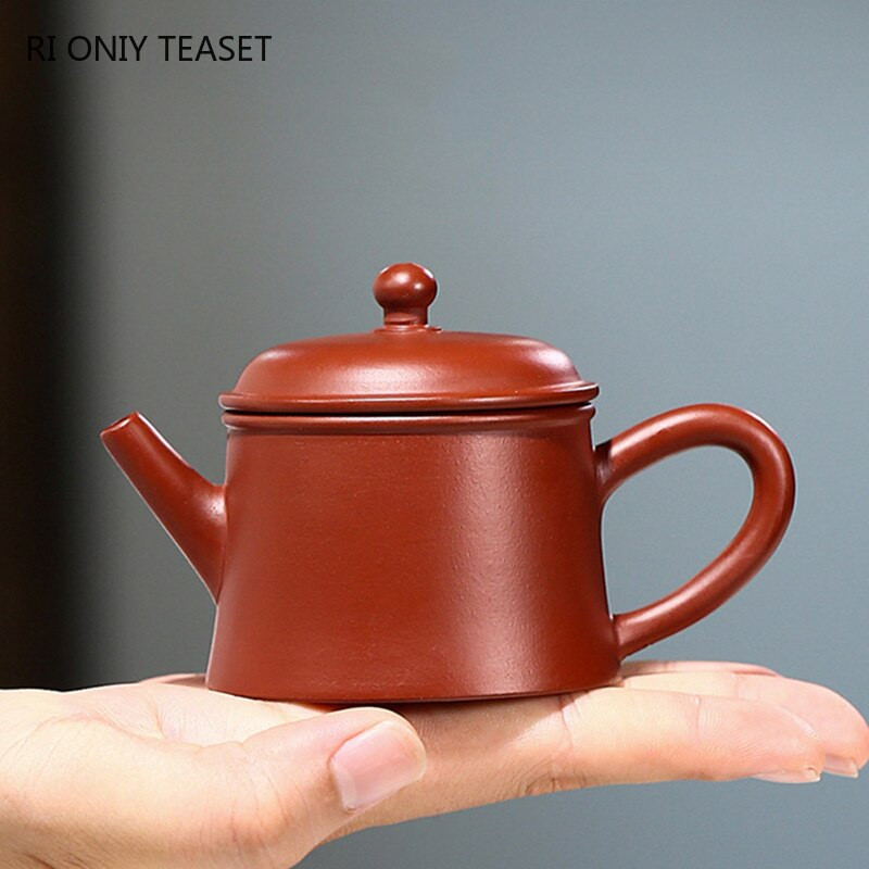 75 ml Yixing Purple Clay teáskanna kis űrtartalmú Híres kézzel készített teáskanna nyers érc Dahongpao vízforraló Kínai Zisha teáskészlet ajándékok