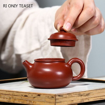 90 ml автентичен Yixing лилав глинен чайник Master ръчно изработен чайник с малък капацитет Сурова руда Dahongpao Чайник Китайски комплект за чай Zisha