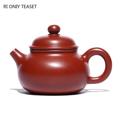 90 ml Autentikus Yixing Purple Clay teáskanna Master kézzel készített kis kapacitású teáskanna nyers érc Dahongpao vízforraló kínai Zisha teáskészlet