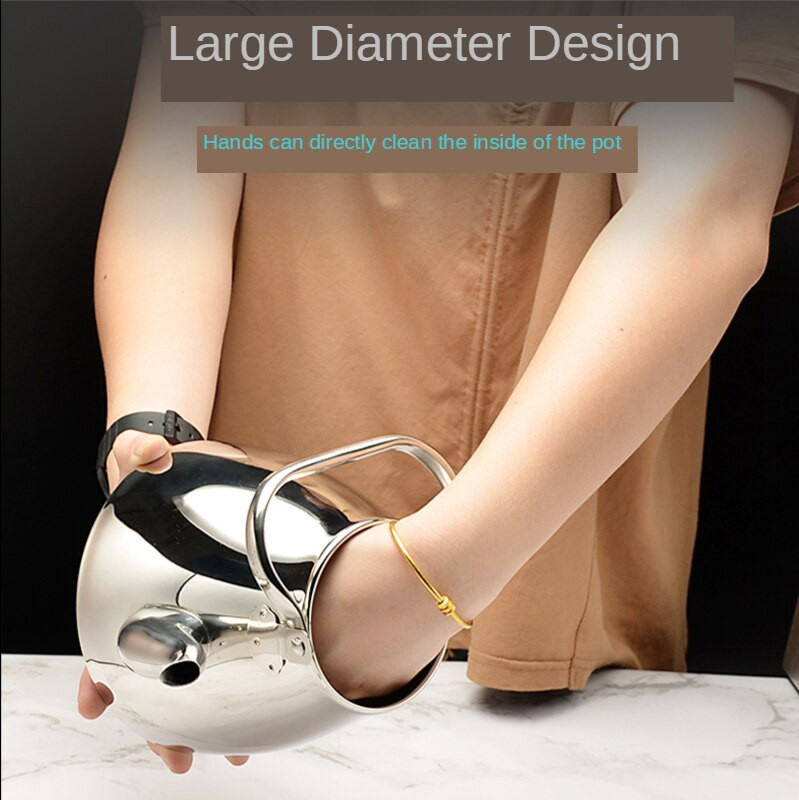 Sanqia rozsdamentes acél teáskanna kivehető szűrővel, kávéfőző, indukciós tűzhelyhez, otthoni vagy éttermi használatra