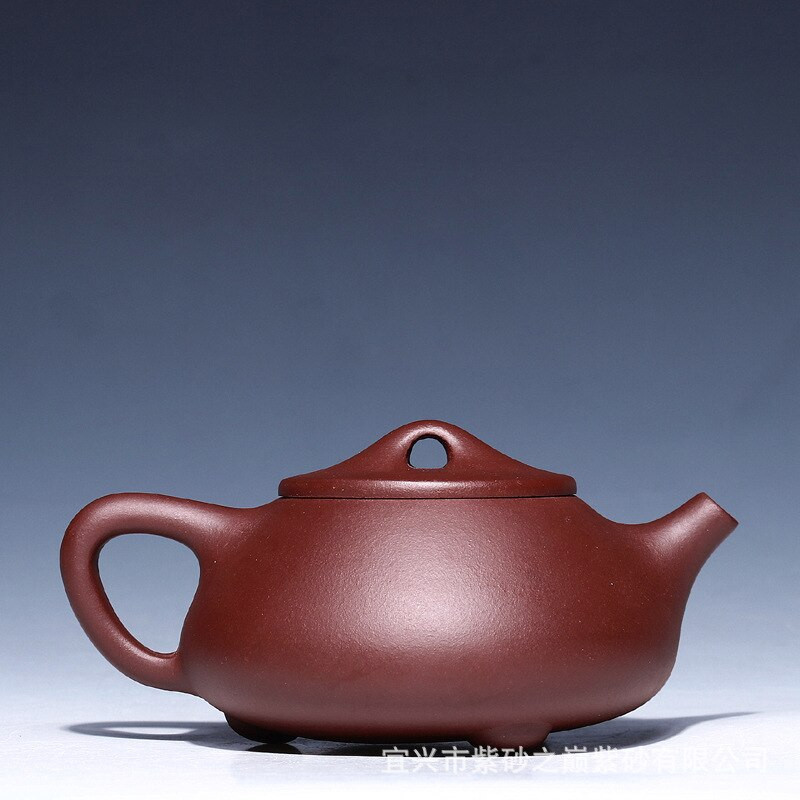 Ceainic autentic chinezesc pentru ceremonie ceainic Zisha Stone Scoop Pot Yixing Purply Argila ceainic Handmade Cadouri personalizate 250 ml