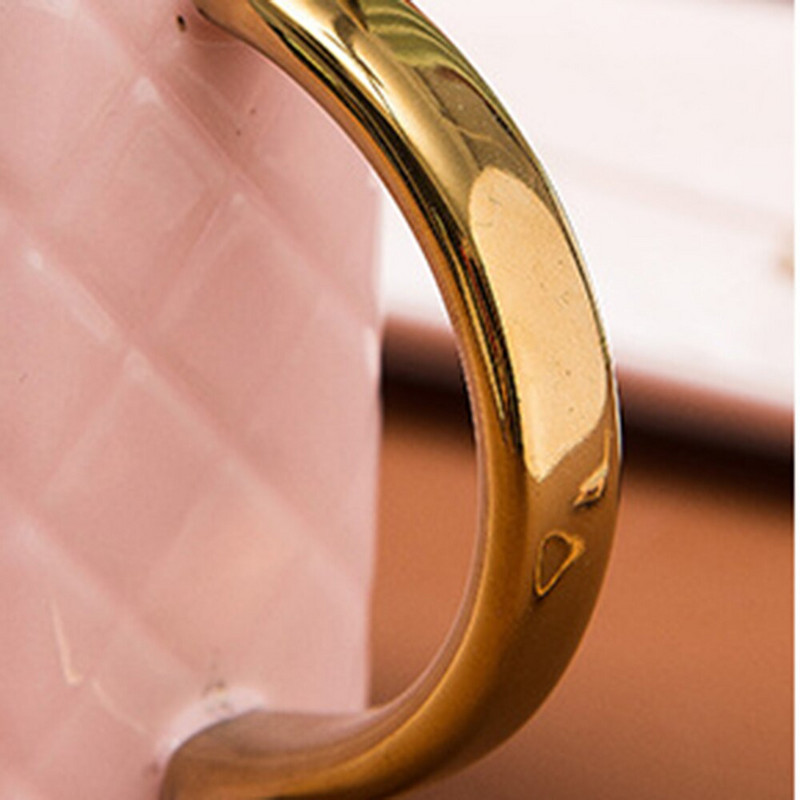 Kūrybingas maišelio formos keraminis puodelis ir lėkštė + Pnompenio dizaino padažas 310 ml kavos popietės arbatos puodelio rinkinys su šaukštu