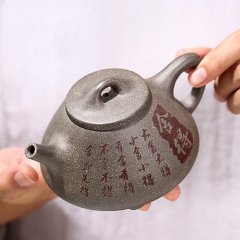 240ml Αξεσουάρ Κινεζικής Τελετής Τσαγιού Yixing Hand Shade Shede Tea Pot Χειροποίητη Μωβ Πήλινη σέσουλα Τσαγιέρα Beauty Bot