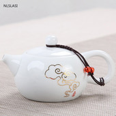 Jingdezhen Kerámia Teáskannák kézzel készített Teáskészlet szépség vízforraló háztartási Italszűrő Porcelán teáskanna teásedény 180ml