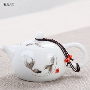 Jingdezhen Ceramics Teapots χειροποίητο σετ τσαγιού βραστήρας ομορφιάς οικιακό φίλτρο ποτών Πορσελάνινο δοχείο τσαγιού Teaware 180ml