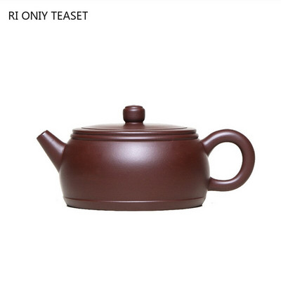 210 ml chinezesc Yixing minereu brut Zhu noroi ceainic ceainic cu bile de filtrare ceainic lucrat manual din lut violet consumabile Zisha