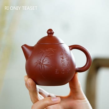 180ml Αυθεντικό βραστήρα τσαγιού Zisha Beauty Classic Yixing Purple Clay Teapot Raw Ore Dahongpao Dragon Egg Teapot Teapot Teapot Δώρα