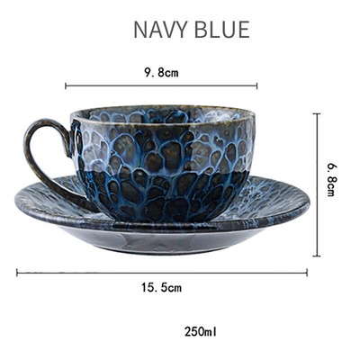220 ml Fine Bone China kávéscsésze és csészealj Funny Fashion Design japán stílusú kávésbögre Cafe Espresso csésze kávéscsészék