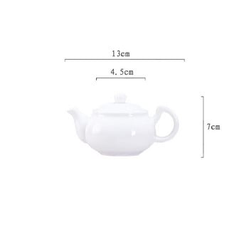 1 τμχ Χειροποίητα Bone China Beauty Teapots Κινέζικα κεραμικά φίλτρο Τσάι Γλαστράκι οικιακής παρασκευής τσαγιού Τελετή τσαγιού σετ τσαγιού προμήθειες