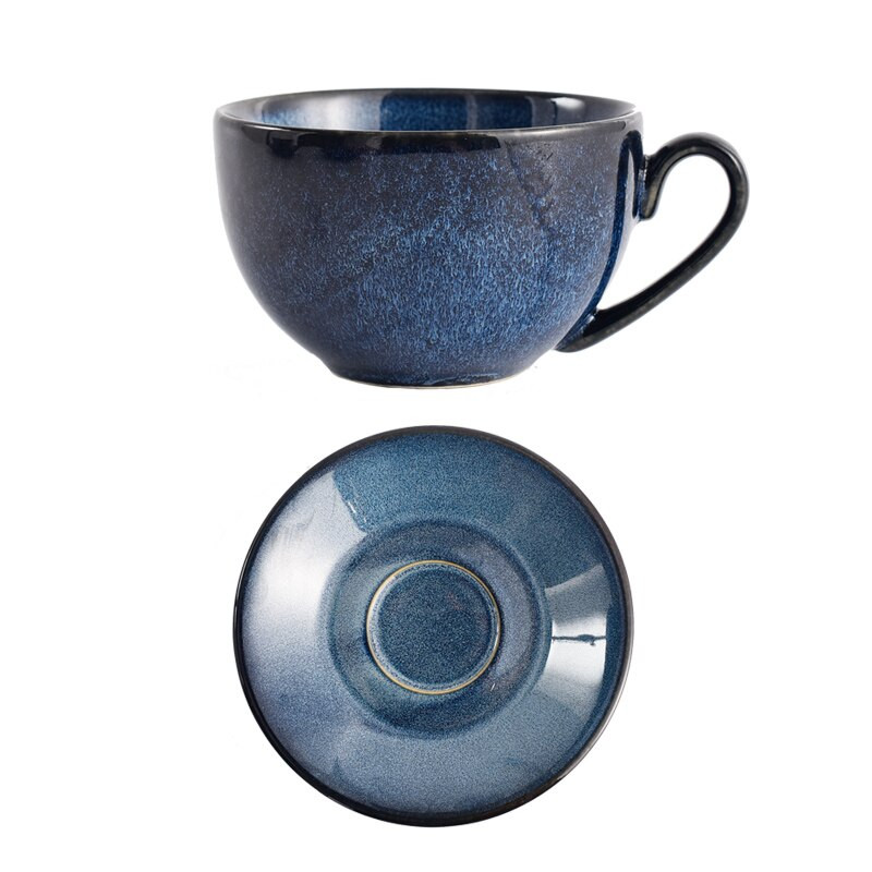 220 ml finom csontporcelán kávéscsésze és csészealj vicces divattervezés japán stílusú kávés bögre kávézó espresso csésze kávés bögrék csészék