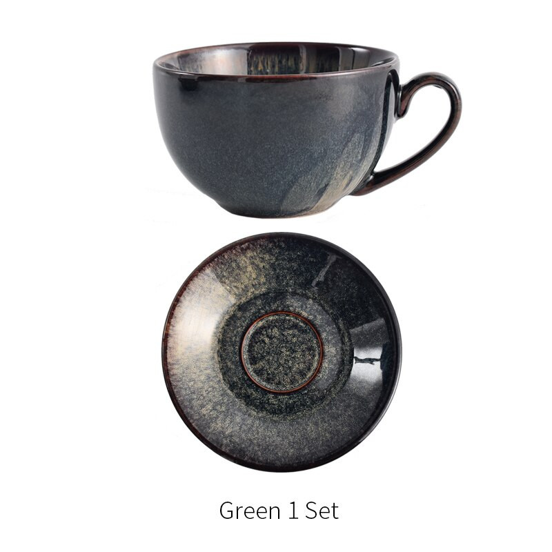 220 ml finom csontporcelán kávéscsésze és csészealj vicces divattervezés japán stílusú kávés bögre kávézó espresso csésze kávés bögrék csészék