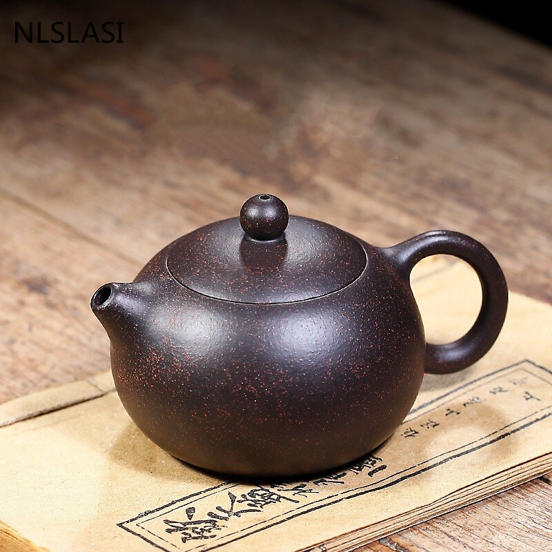 Kinijos Yixing arbatinukas purpurinio molio xi shi arbatinukas Žaliavos rūdos rankų darbo virdulys Autentiškas arbatos rinkinys pritaikytas 188 rutulinis filtras 210 ml