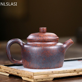 Κινεζικό Yixing Tea Pot Tradition Firewood Kiln Change Purple Clay Teapot Χειροποίητο Φίλτρο Beauty Beauty Tea Ceremony Gifts 260ml