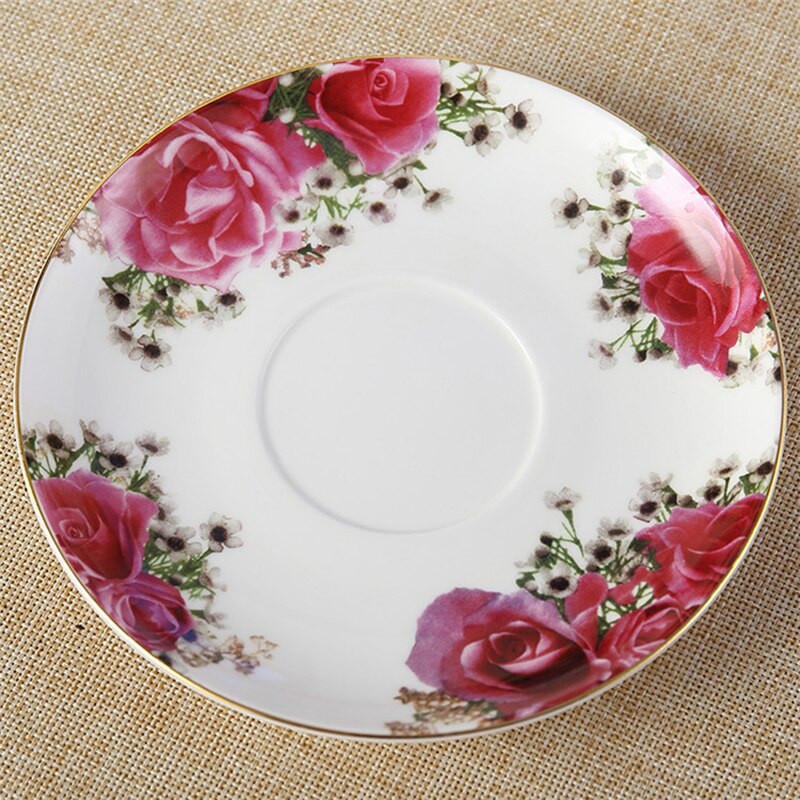 Cești și farfurii de ceai negru de după-amiază din ceramică, ceașcă de cafea din porțelan cu tavă, de băuturi din porțelan, dropshipping