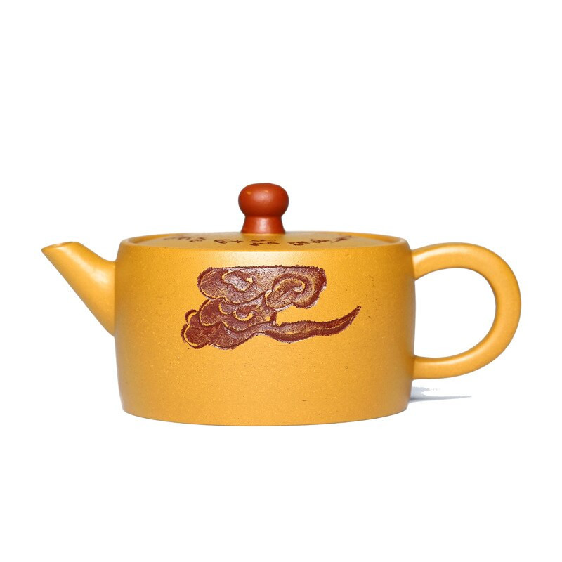 Kínai teázó kellékek Lila agyag teáskanna kézzel készített teáskészlet teáskészlet utazási teáskészlet háztartási teáskészlet ivóeszközök 180 ml