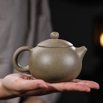 Χειροποίητο Beauty Kettle Yixing Stone Scoop Tea Pot Purple Clay Filter Teapot Raw Ore Bean Green Mud Boutique Σετ τσαγιού 200ml