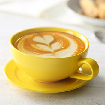 Πολύχρωμο φλιτζάνι καφέ ευρωπαϊκού στιλ με σετ πιατέλας Creative Underglaze Γραφείο Απογευματινό φλιτζάνι τσαγιού πορσελάνη Καπουτσίνο κούπα Latte